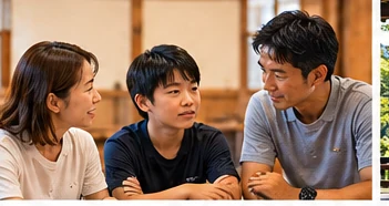 子どもの声に耳を傾けるのイメージ（AI生成）